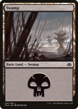0144 Swamp (144) L Planechase Anthology