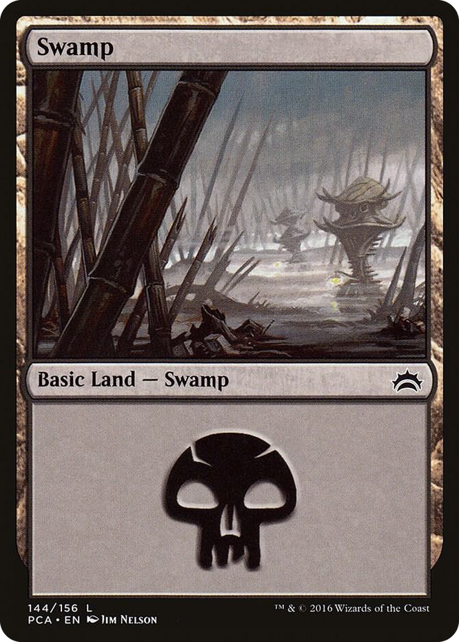 Swamp (144) #144 L - Planechase Anthology Pokemon card