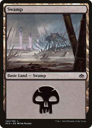 0145 Swamp (145) L Planechase Anthology