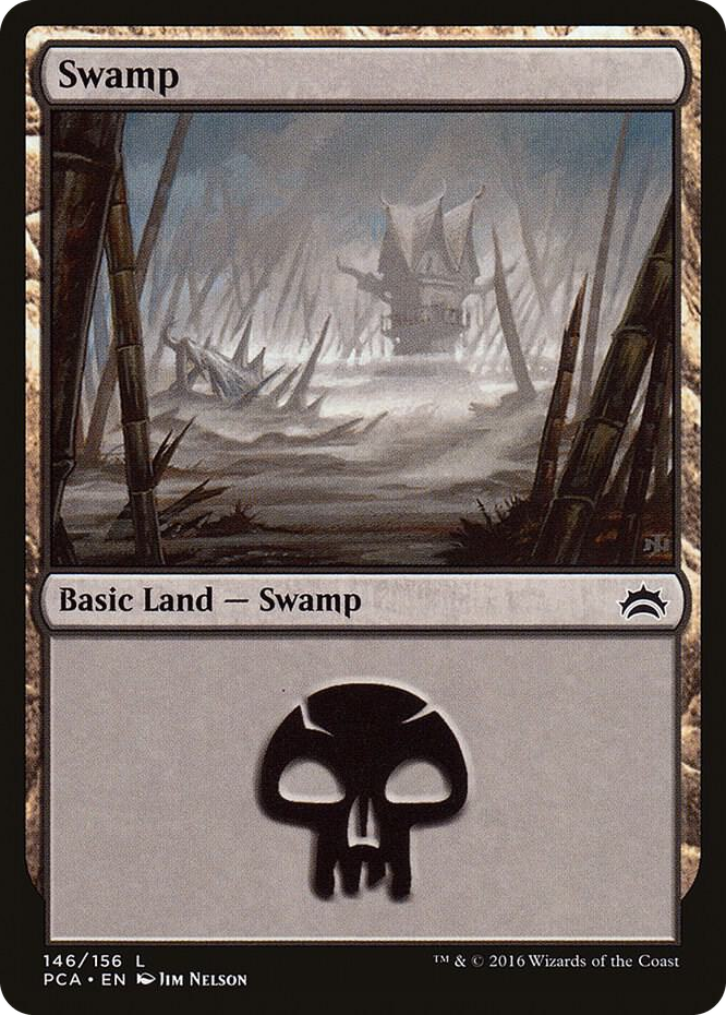 Swamp (146) #146 L - Planechase Anthology Pokemon card
