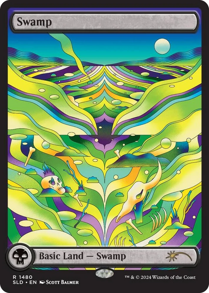 1480 Swamp (1480) R Secret Lair Drop Series