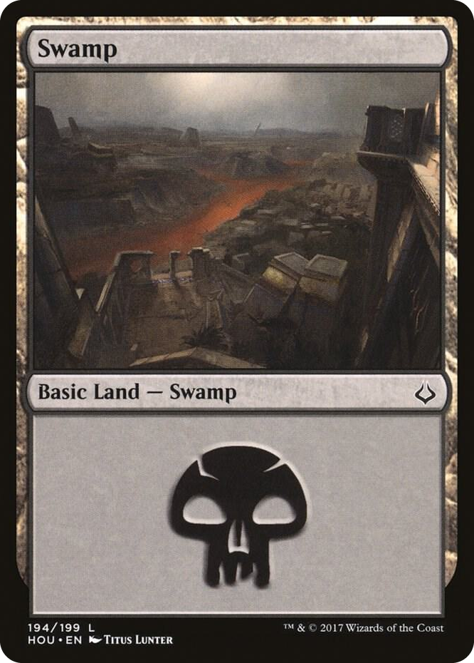 Swamp (194) #194 L - Hour of Devastation Pokemon card