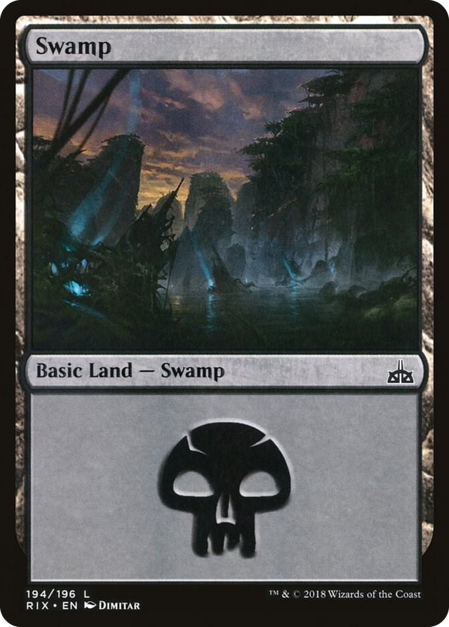 0194 Swamp L Rivals of Ixalan