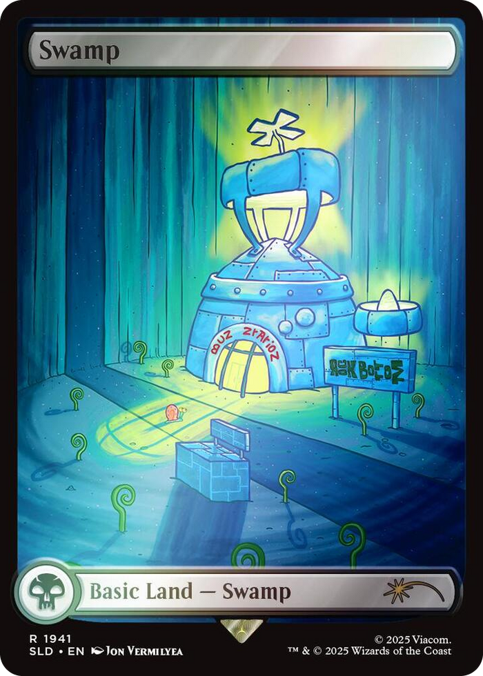 Swamp (1941) (Rainbow Foil) #1941 R - Secret Lair Drop Series Pokemon card