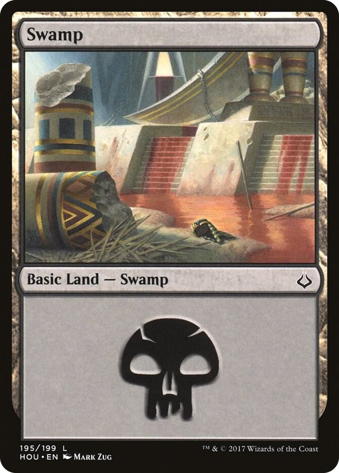 Swamp (195) #195 L - Hour of Devastation Pokemon card