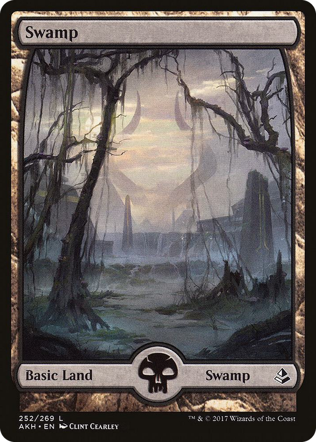 0252 Swamp (252) - Full Art L Amonkhet