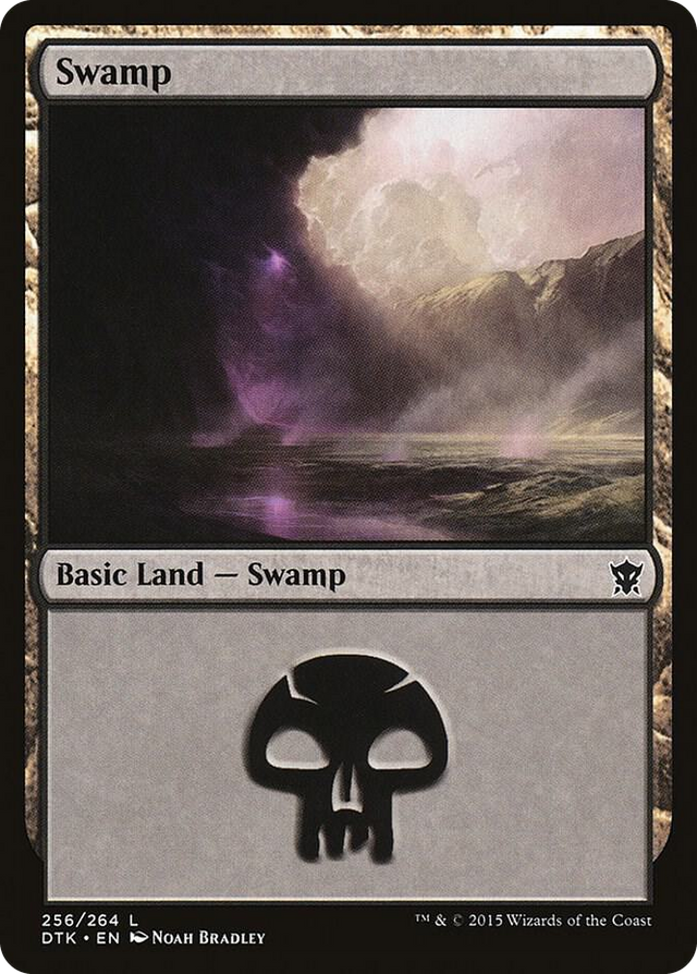0256 Swamp (256) L Dragons of Tarkir