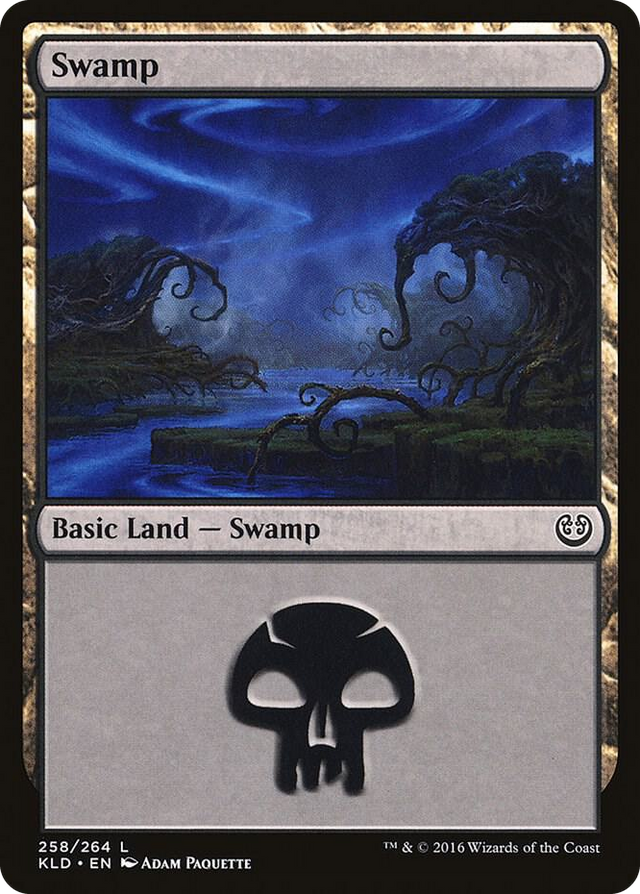 0258 Swamp (258) L Kaladesh