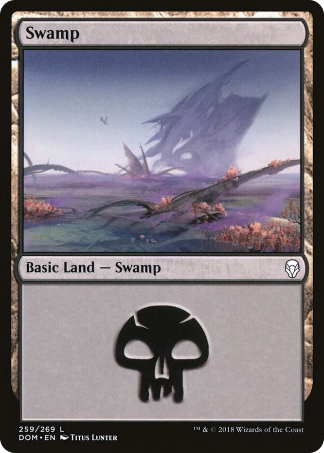 0259 Swamp (259) L Dominaria