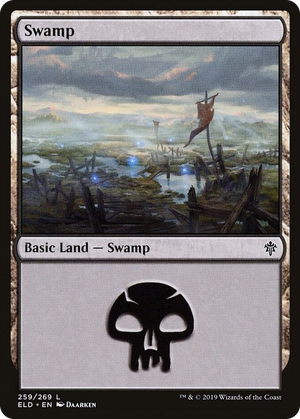 0259 Swamp (259) L Throne of Eldraine