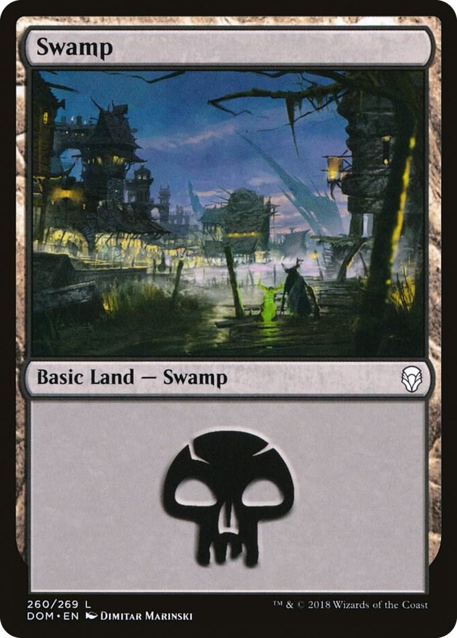 0260 Swamp (260) L Dominaria