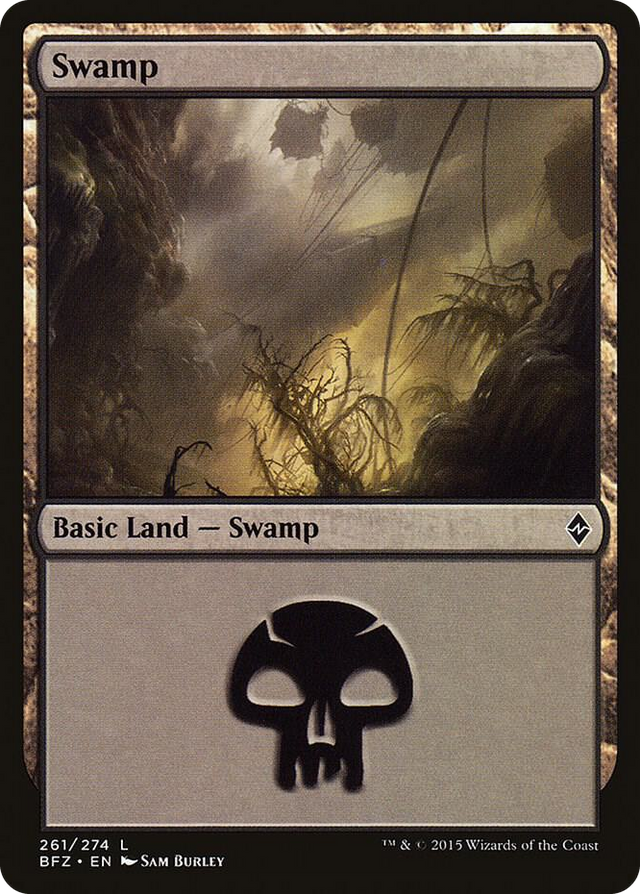 0261 Swamp (261) L Battle for Zendikar