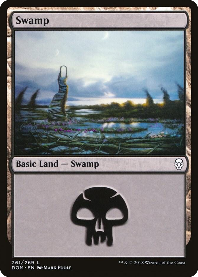 0261 Swamp (261) L Dominaria