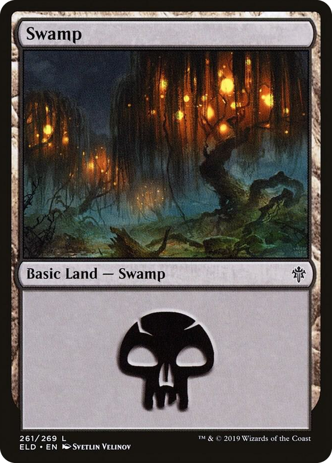 0261 Swamp (261) L Throne of Eldraine