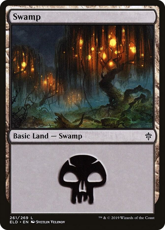 0261 Swamp (261) L Throne of Eldraine