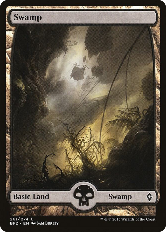 0261 Swamp (261) - Full Art L Battle for Zendikar