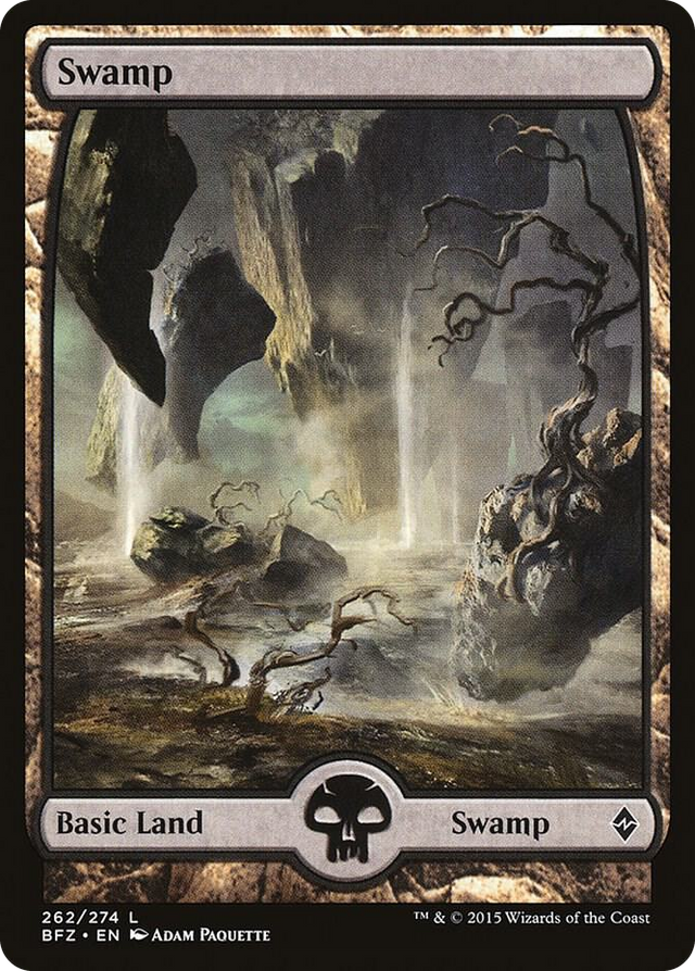 0262 Swamp (262) - Full Art L Battle for Zendikar
