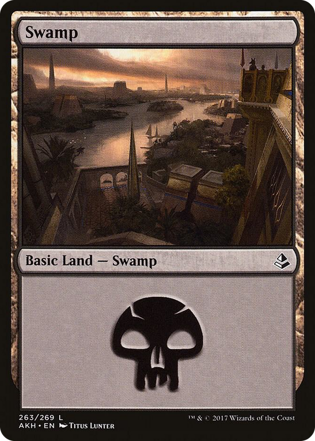 0263 Swamp (263) L Amonkhet
