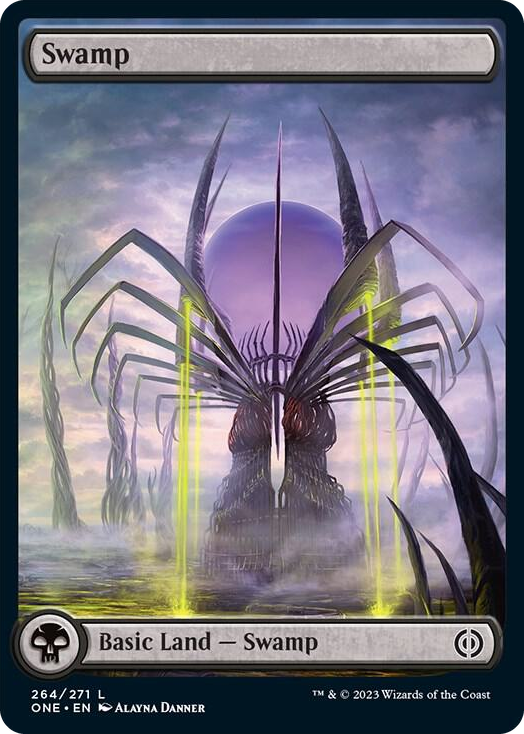 Swamp (264) - Full Art #264 L - Phyrexia: All Will Be One Pokemon card