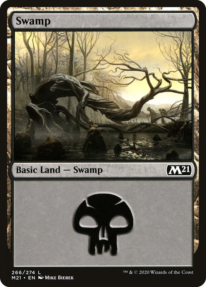0266 Swamp L Core Set 2021