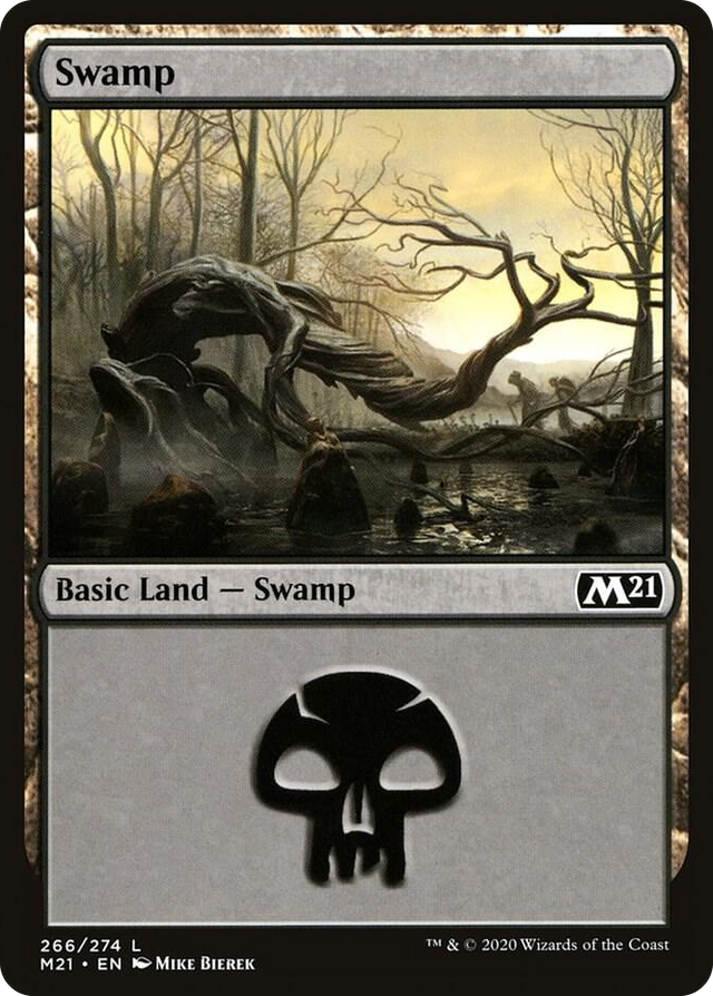0266 Swamp L Core Set 2021