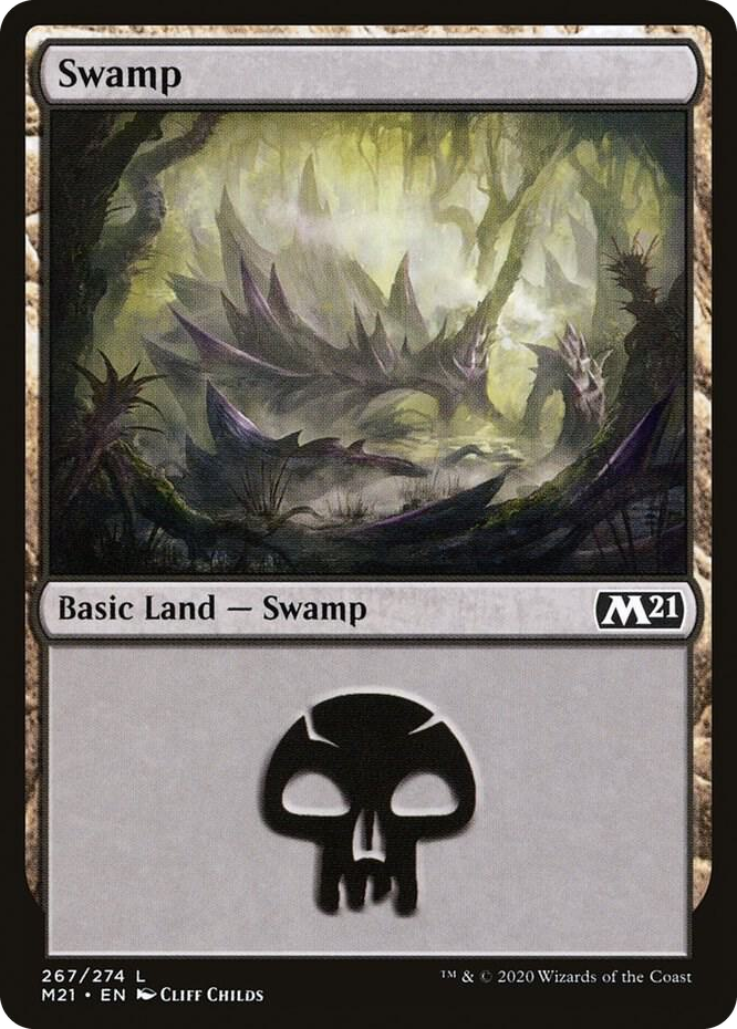0267 Swamp (267) L Core Set 2021
