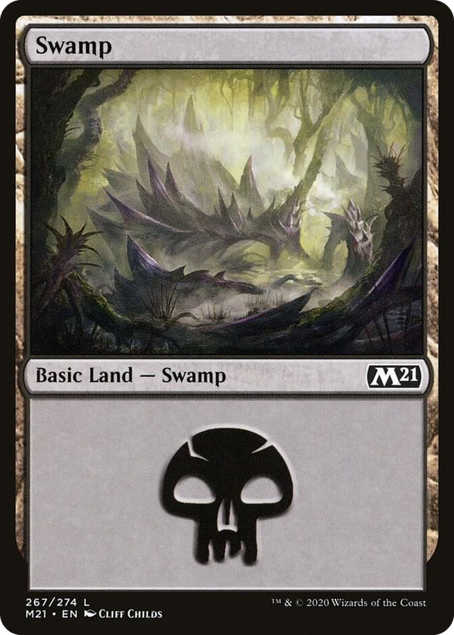 0267 Swamp (267) L Core Set 2021