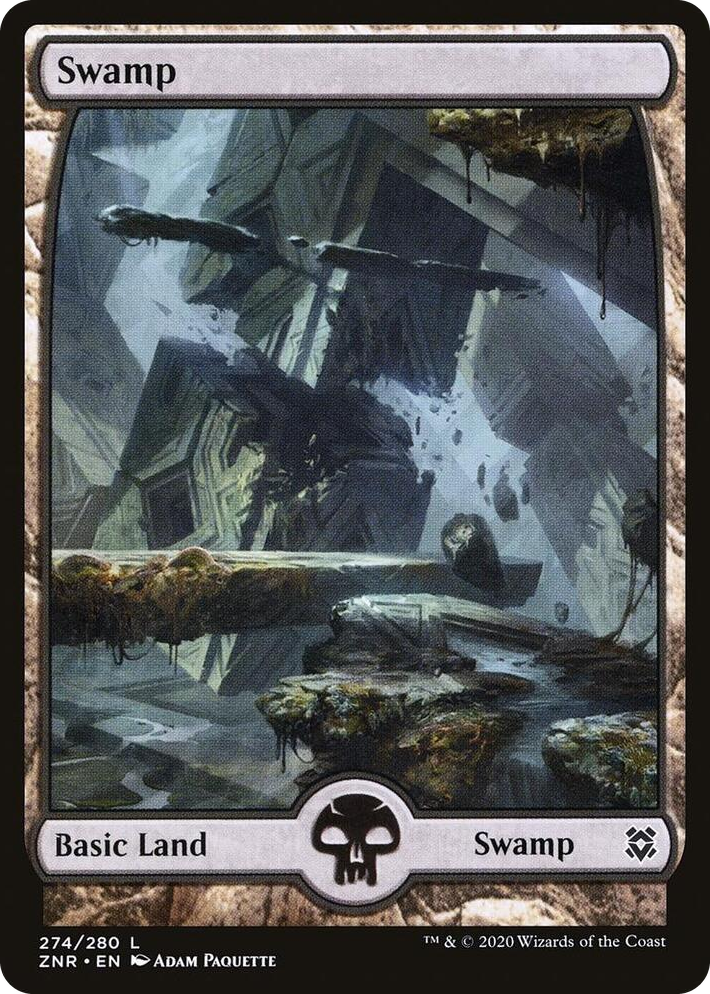 0274 Swamp (274) - Full Art L Zendikar Rising
