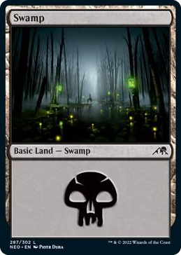 0287 Swamp (287) L Kamigawa: Neon Dynasty