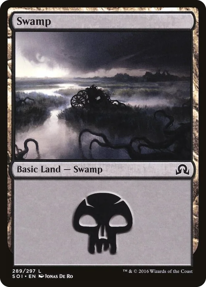 0289 Swamp (289) L Shadows over Innistrad