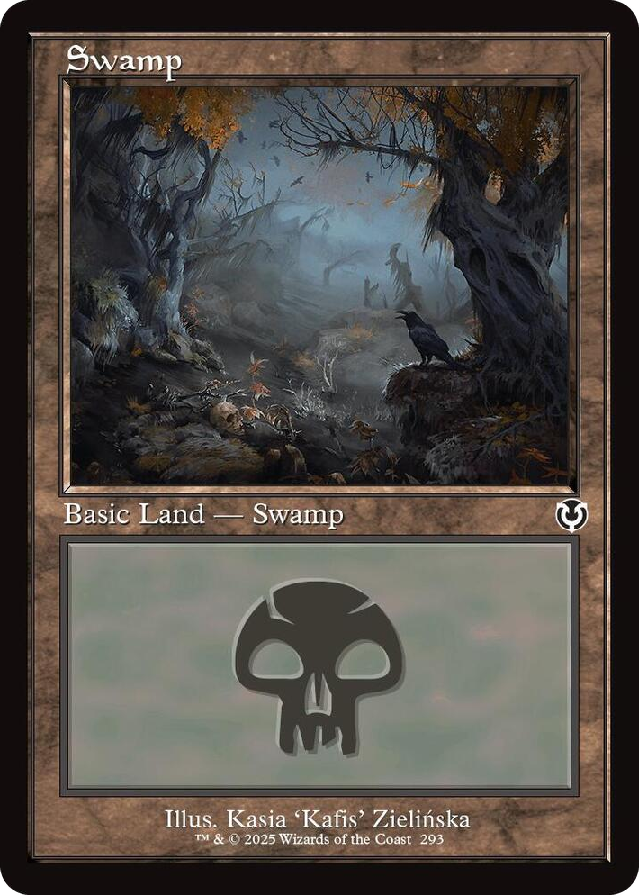 0293 Swamp (293) (Retro Frame) L Innistrad Remastered