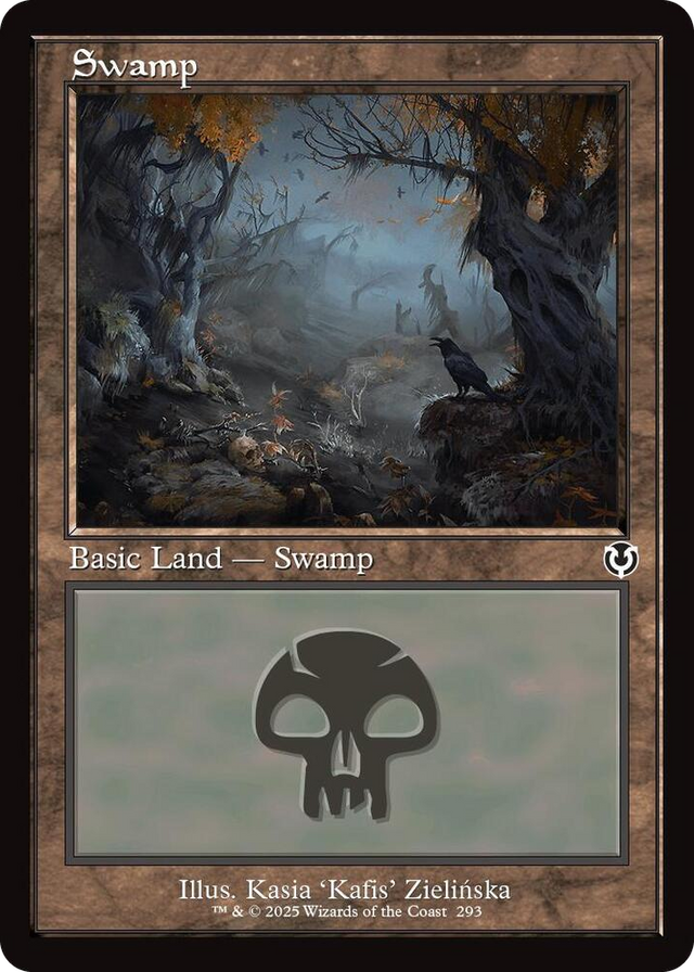 0293 Swamp (293) (Retro Frame) L Innistrad Remastered