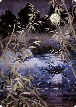 0081 Swamp (297) Art Card S Art Series: Kamigawa: Neon Dynasty