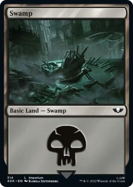 0314 Swamp (314) L Universes Beyond: Warhammer 40,000