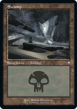 0034 Swamp (34) (Retro Frame) L Commander: The Brothers' War