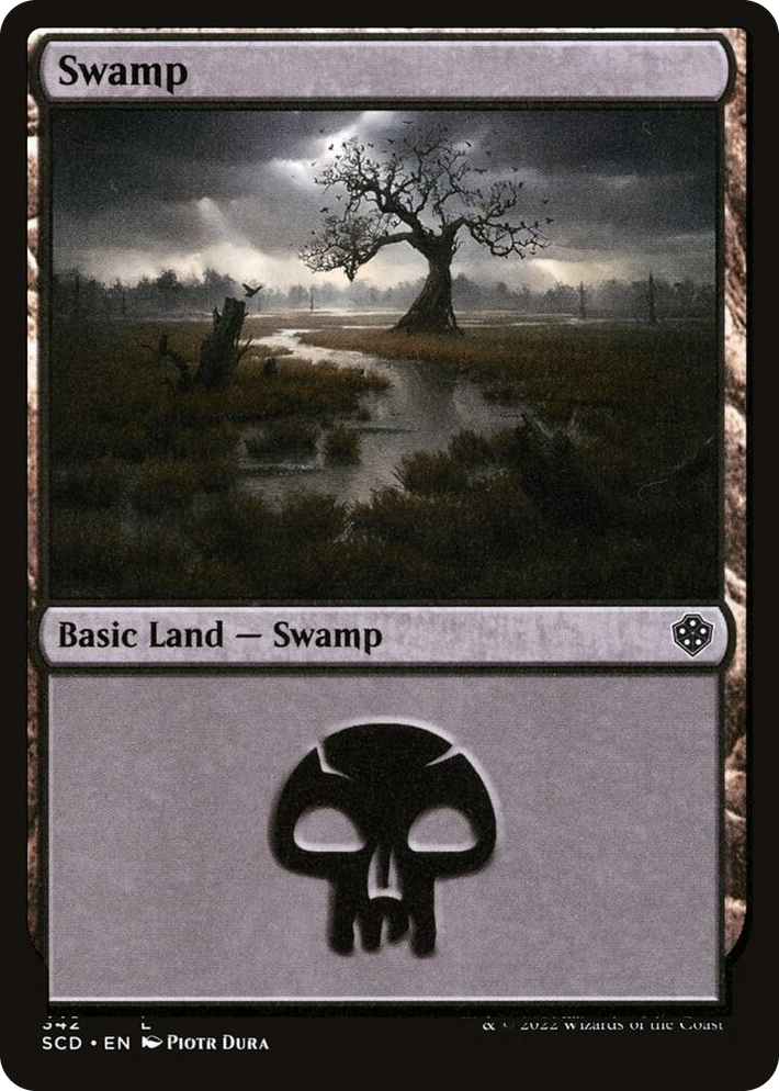 0342 Swamp (342) L Starter Commander Decks
