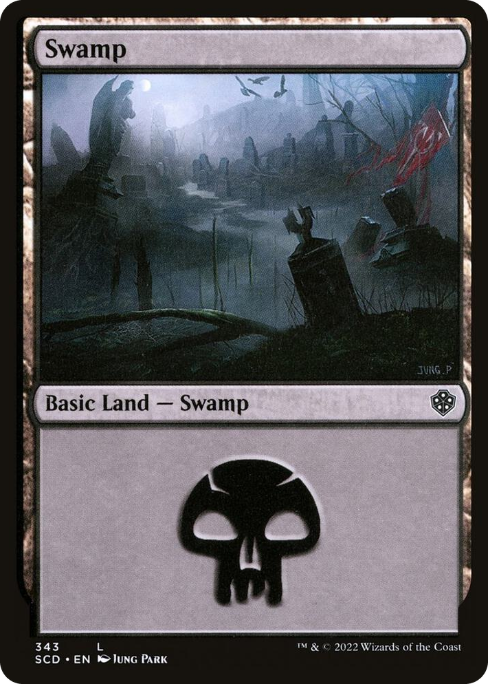 0343 Swamp (343) L Starter Commander Decks