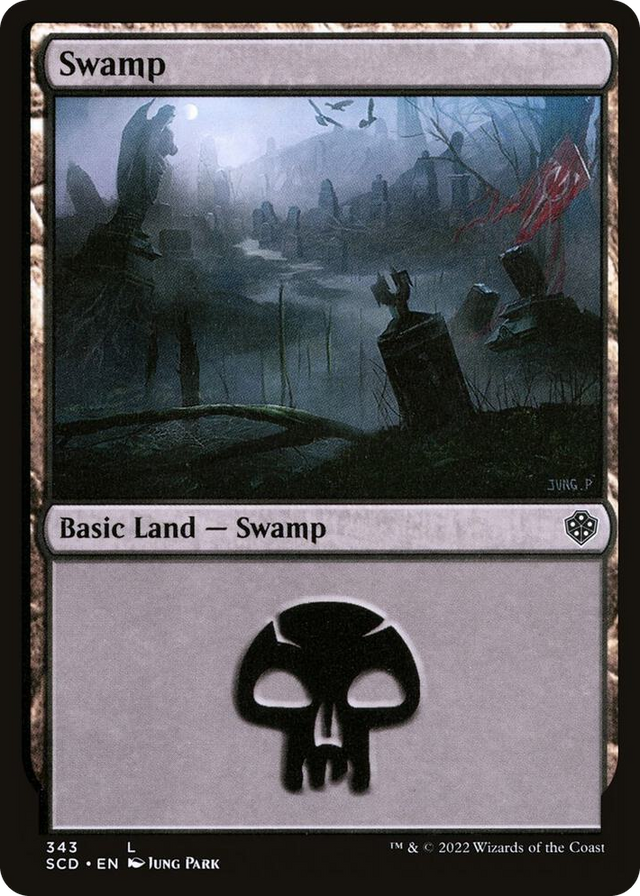 0343 Swamp (343) L Starter Commander Decks