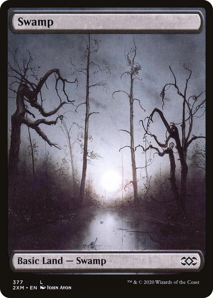 0377 Swamp (377) L Double Masters