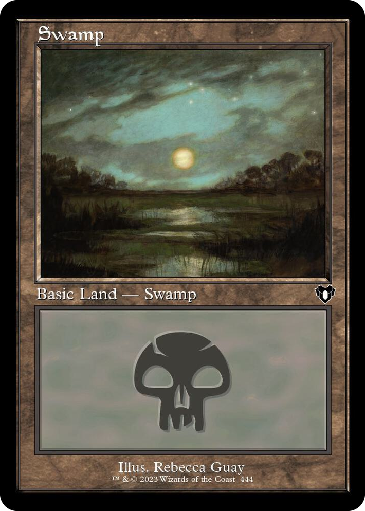 0444 Swamp (444) (Retro Frame) L Commander Masters
