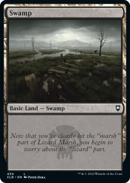 Swamp (459) #459 L - Commander Legends: Battle for Baldur's Gate Pokemon card