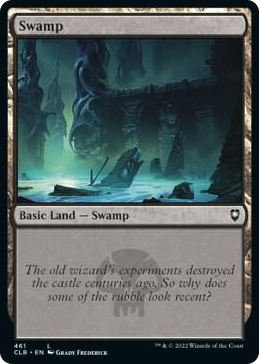 Swamp (461) #461 L - Commander Legends: Battle for Baldur's Gate Pokemon card