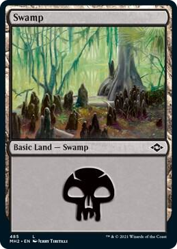 0485 Swamp (485) (Foil Etched) L Modern Horizons 2