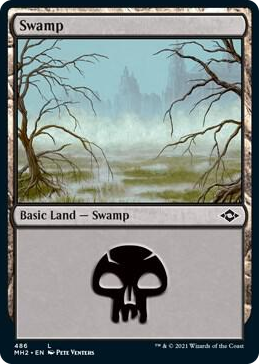 0486 Swamp (486) (Foil Etched) L Modern Horizons 2