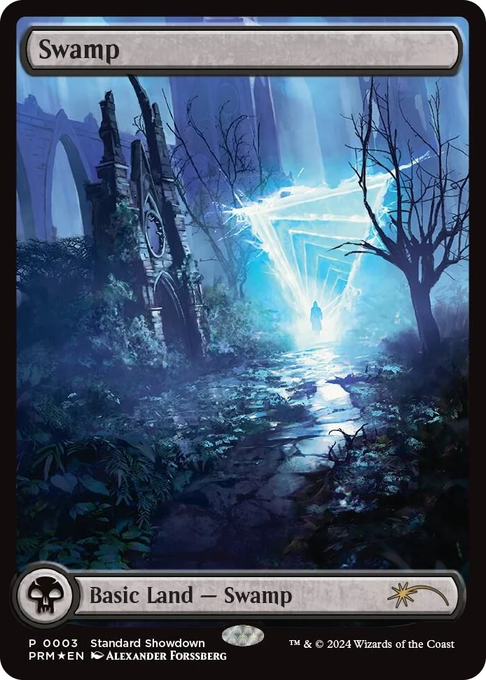 0003 Swamp (Alexander Forssberg) P Standard Showdown Promos