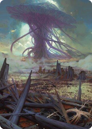 0024 Swamp Art Card S Art Series: Modern Horizons 3