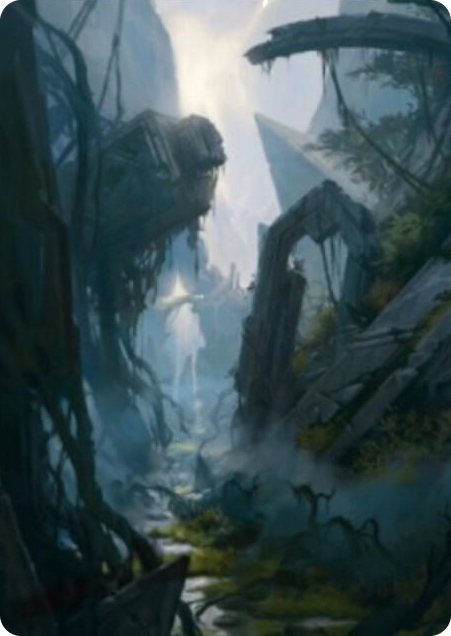 0014 Swamp Art Card (14/81) S Art Series: Zendikar Rising