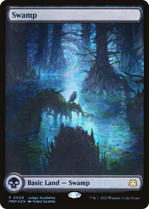 0008 Swamp - Full Art (0008) P Judge Promos