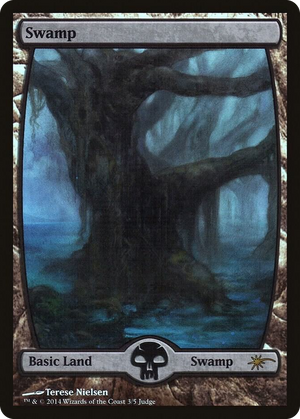 0003 Swamp - Full Art (3) P Judge Promos