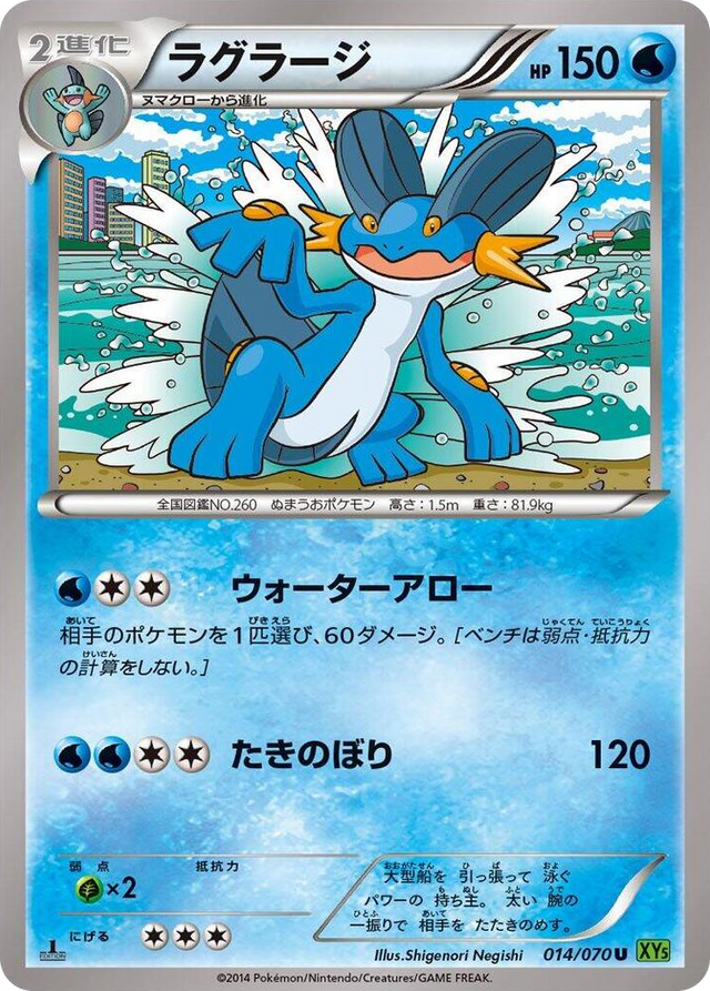 0014 Swampert Uncommon XY5-Bt: Tidal Storm